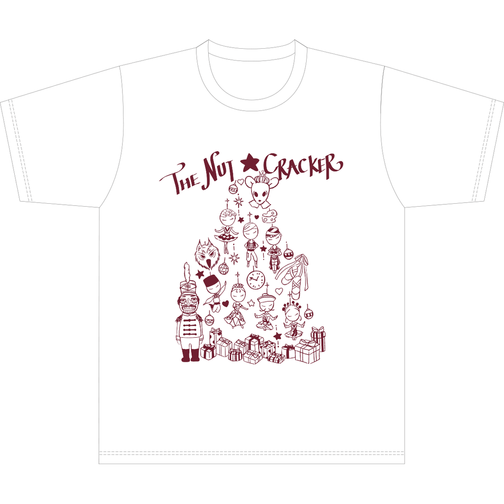 くるみ割り人形』2025年公演Tシャツ（白） – K-BALLETオンライン