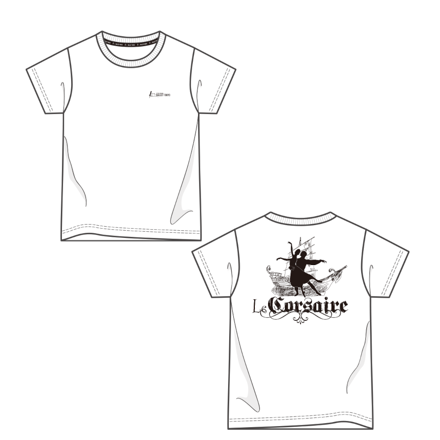 海賊』Tシャツ（白） – K-BALLETオンラインショップ-Stage Door-