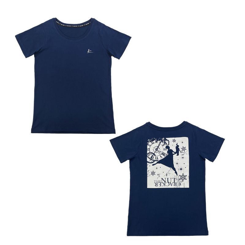 くるみ割り人形』クララTシャツ（ネイビー） – K-BALLETオンライン