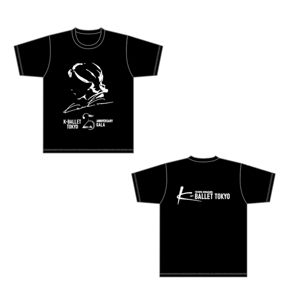 25th記念Tシャツ（黒） – K-BALLETオンラインショップ-Stage Door-