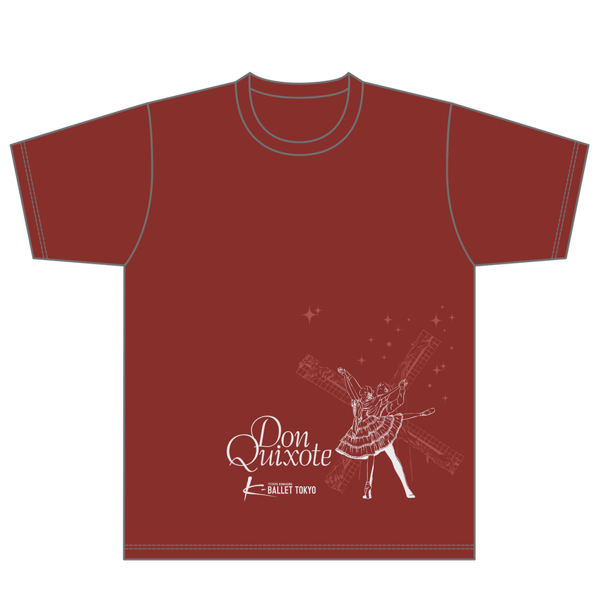 『ドン・キホーテ』公演Tシャツ（バーガンディ）